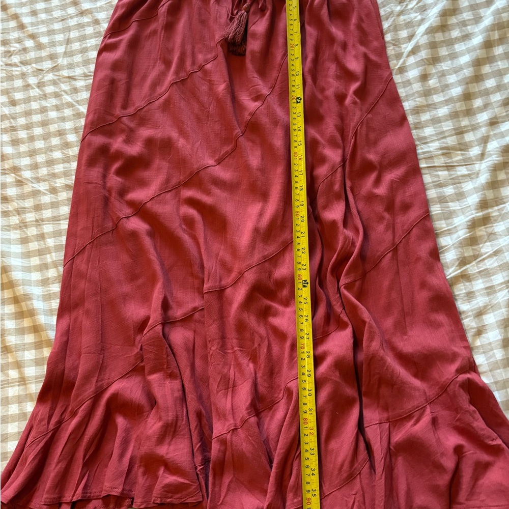 NEW Easel Los Angeles Tassel String Maxi Skirt (maternity friendly!) - Picture 3 of 12